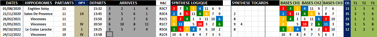 R1C4 - Réunion 1 Course 4 de Samedi 24 Décembre 2022 -