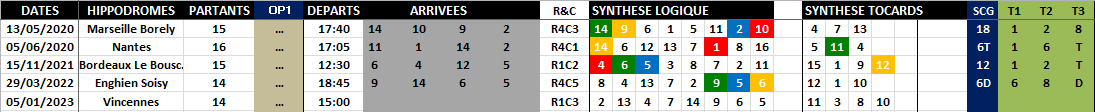 R1C3 - Réunion 1 Course 3 du 05-01-2023