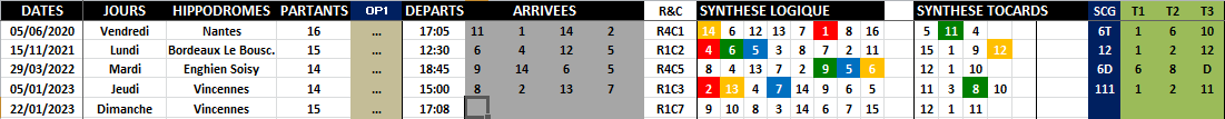 R1C7 - Réunion 1 Course 7